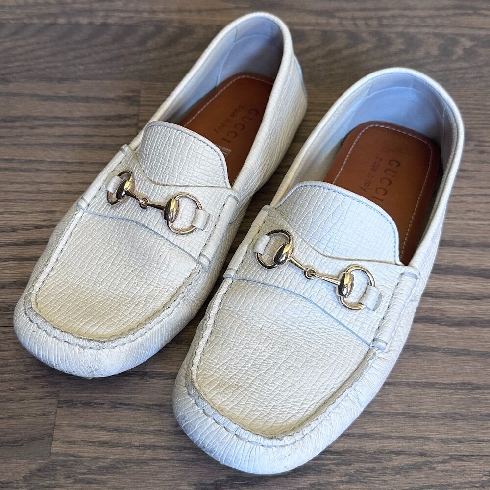 Gucci Mens Cream Loafers